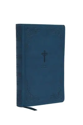 Nrsv, Katolická bible, dárkové vydání, kožená měkká, teal, Comfort Print: Bible svatá - Nrsv, Catholic Bible, Gift Edition, Leathersoft, Teal, Comfort Print: Holy Bible