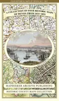 Sbírka čtyř historických map Devonu z let 1611-1851 - Collection of Four Historic Maps of Devon from 1611-1851