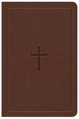 Kompaktní referenční bible KJV s velkým výtiskem, hnědá Leathertouch - KJV Large Print Compact Reference Bible, Brown Leathertouch