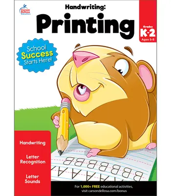 Rukopis: Cvičebnice tisku - Handwriting: Printing Workbook