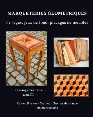 Marqueterie Geometrique: frisages, jeux de fond, placages de meubles (Geometrická markýza: frisages, jeux de fond, placages de meubles) - Marqueterie Geometrique: frisages, jeux de fond, placages de meubles
