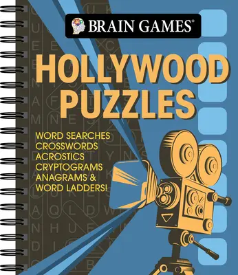 Hry na mozek - Hollywoodské hádanky: Hádanky - Hollywoodské křížovky: hledání slov, křížovky, akrostichy, kryptogramy, anagramy a slovní žebříčky! - Brain Games - Hollywood Puzzles: Word Searches, Crosswords, Acrostics, Cryptograms, Anagrams & Word Ladders!