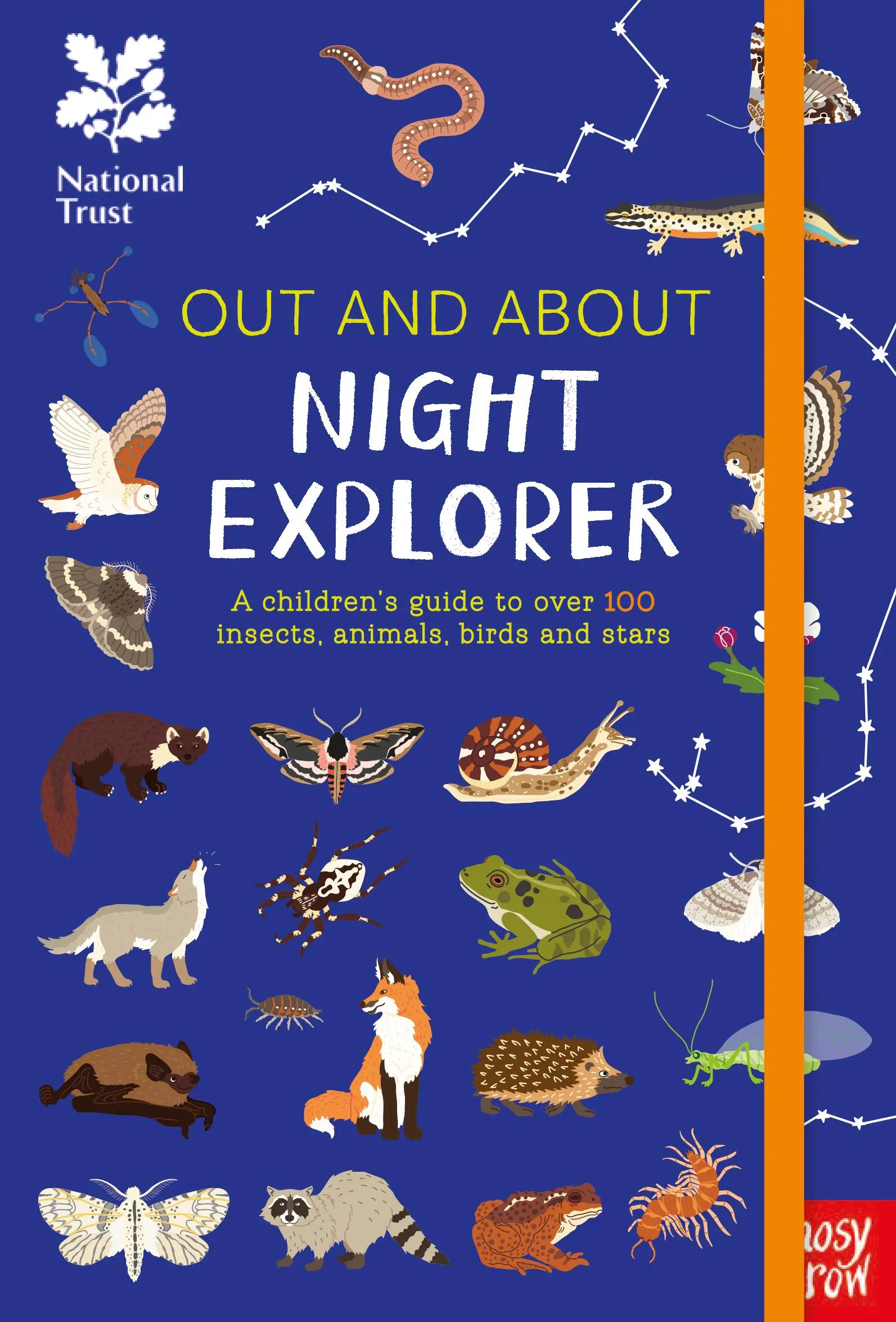 National Trust: Out and About Night Explorer - Dětský průvodce více než 100 druhy hmyzu, zvířat, ptáků a hvězd - National Trust: Out and About Night Explorer - A children's guide to over 100 insects, animals, birds and stars