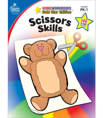 Dovednosti s nůžkami, třída Pk - 1: Gold Star Edition - Scissors Skills, Grades Pk - 1: Gold Star Edition