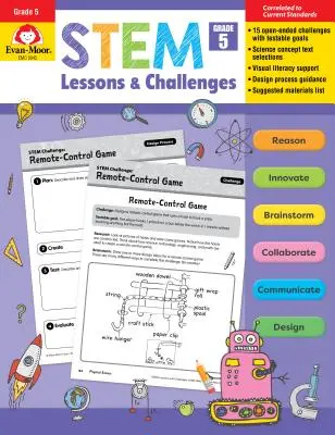 Kmenové lekce a výzvy, třída 5 - Stem Lessons and Challenges, Grade 5