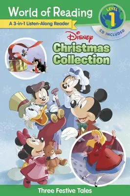 Disney Christmas Collection 3-In-1 Listen-Along Reader (Vánoční kolekce Disney): Tři slavnostní příběhy [s audio CD] - Disney Christmas Collection 3-In-1 Listen-Along Reader: Three Festive Tales [With Audio CD]