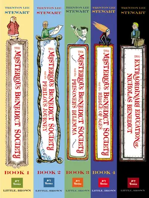 Záhadná Benediktova společnost v papírové podobě v boxu - The Mysterious Benedict Society Paperback Boxed Set