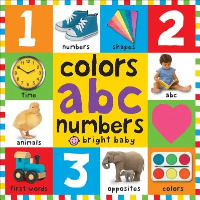 Velké deskové knihy Barvy, Abc, Čísla - Big Board Books Colors, Abc, Numbers