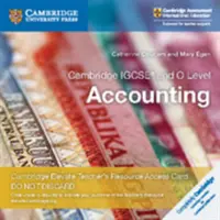 Cambridge Igcse(r) and O Level Accounting Cambridge Elevate Teacher's Resource Access Card (Přístupová karta pro učitele) - Cambridge Igcse(r) and O Level Accounting Cambridge Elevate Teacher's Resource Access Card