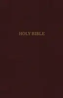 KJV, referenční bible, Super Giant Print, kožený vzhled, vínová barva, edice s červenými písmeny - KJV, Reference Bible, Super Giant Print, Leather-Look, Burgundy, Red Letter Edition
