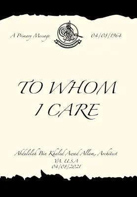 Komu na tom záleží - To Whom I Care