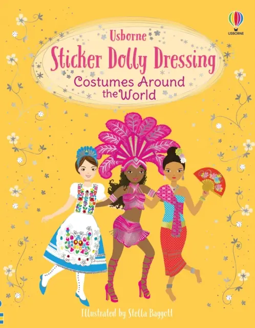 Samolepka Dolly Oblékání kostýmů po celém světě - Sticker Dolly Dressing Costumes Around the World