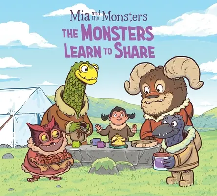 MIA a monstra: Příšerky se učí dělit: Vydání v angličtině - MIA and the Monsters: The Monsters Learn to Share: English Edition