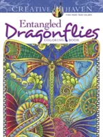 Creative Haven Zapletené vážky Omalovánky - Creative Haven Entangled Dragonflies Coloring Book