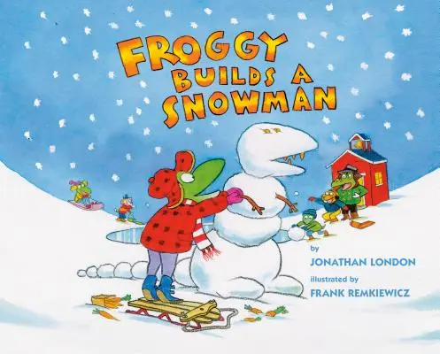 Žabka staví sněhuláka - Froggy Builds a Snowman