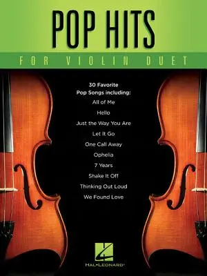 Popové hity pro houslový duet - Pop Hits for Violin Duet
