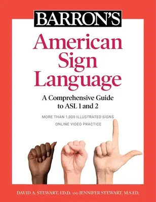 Barron's American Sign Language: A Comprehensive Guide to ASL 1 and 2 with Online Video Practice (Ucelený průvodce ASL 1 a 2 s online videopraktikou) - Barron's American Sign Language: A Comprehensive Guide to ASL 1 and 2 with Online Video Practice