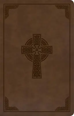 KJV Large Print Personal Size Reference Bible, Brown Celtic Cross Leathertouch (Velký tisk Bible pro osobní potřebu, hnědý keltský kříž) - KJV Large Print Personal Size Reference Bible, Brown Celtic Cross Leathertouch