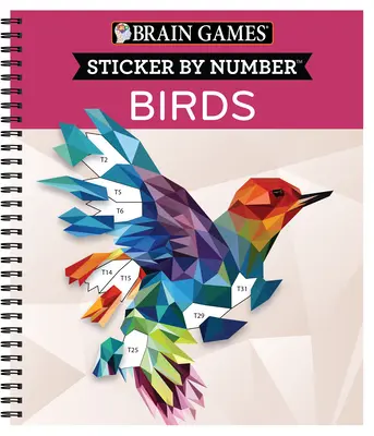 Hry na mozek - Samolepky podle čísel: Ptáci (28 obrázků k nalepení) - Brain Games - Sticker by Number: Birds (28 Images to Sticker)