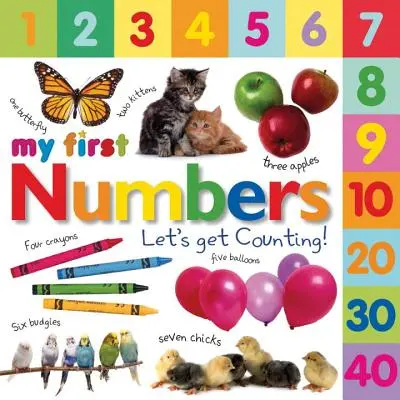Knížky s deskami: Moje první čísla: Pojďme počítat! - Tabbed Board Books: My First Numbers: Let's Get Counting!