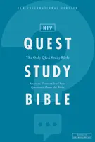 Niv, Quest Study Bible, tvrdá vazba, Comfort Print: Niv, Quest Study Bible, Hardcover, Comfort Print: Jediná studijní bible Q and A - Niv, Quest Study Bible, Hardcover, Comfort Print: The Only Q and A Study Bible