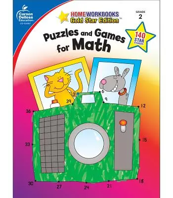 Hádanky a hry pro matematiku, 2. třída: edice Gold Star - Puzzles and Games for Math, Grade 2: Gold Star Edition