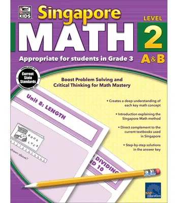 Singapurská matematika, 3. třída - Singapore Math, Grade 3