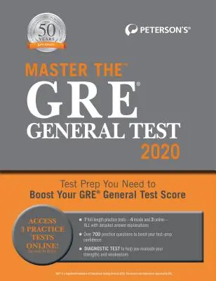 Zvládněte zkoušku GRE General Test 2020 - Master the GRE General Test 2020