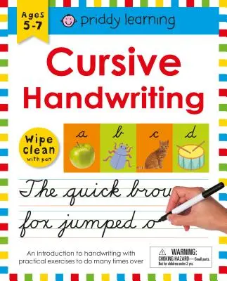 Pracovní sešit Wipe Clean: Curriculum Handwriting: Cursive Handwriting: Věk: 5-7 let; Wipe-Clean s perem - Wipe Clean Workbook: Cursive Handwriting: Ages 5-7; Wipe-Clean with Pen