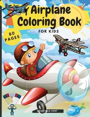 Omalovánky letadel pro děti - Airplane Coloring Book for Kids