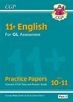 11+ GL English Practice Papers: Věk 10-11 let - Balíček 2 (s příručkou pro rodiče a online vydáním) - 11+ GL English Practice Papers: Ages 10-11 - Pack 2 (with Parents' Guide & Online Edition)
