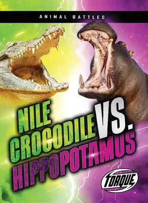 Krokodýl nilský vs. hroch - Nile Crocodile vs. Hippopotamus