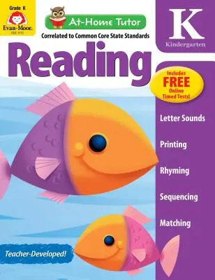 Čtení s domácím učitelem, třída K - At Home Tutor Reading, Grade K