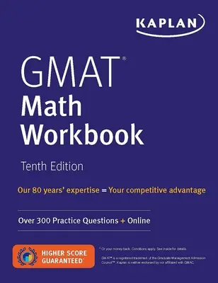 Cvičebnice matematiky pro GMAT: Více než 300 cvičných otázek + online - GMAT Math Workbook: Over 300 Practice Questions + Online