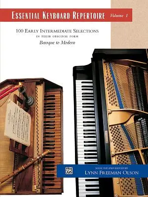 Essential Keyboard Repertoire, Vol. 1: 100 Early Intermediate Selections in Their Original Form - Baroque to Modern, Comb Bound Book - Essential Keyboard Repertoire, Vol 1: 100 Early Intermediate Selections in Their Original Form - Baroque to Modern, Comb Bound Book