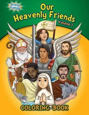 Kniha omalovánek: Sv: Naši nebescí přátelé V1 - Coloring Book: Our Heavenly Friends V1