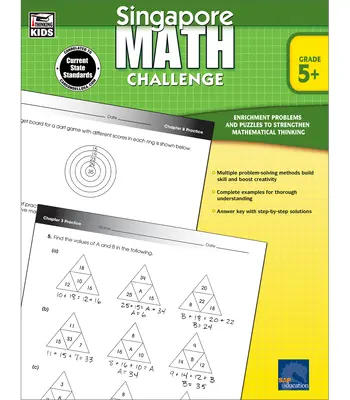 Singapurská matematická výzva, 5. - 8. třída - Singapore Math Challenge, Grades 5 - 8