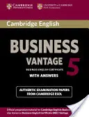 Cambridge English Business 5 Vantage Studentská kniha s odpověďmi - Cambridge English Business 5 Vantage Student's Book with Answers
