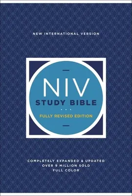 Studijní bible NIV, plně revidované vydání, tvrdá vazba, červené písmo, pohodlný tisk - NIV Study Bible, Fully Revised Edition, Hardcover, Red Letter, Comfort Print