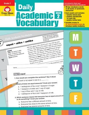Daily Academic Vocabulary Grade 2 [s průhlednými fóliemi] - Daily Academic Vocabulary Grade 2 [With Transparencies]