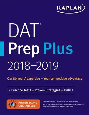 DAT Prep Plus 2019-2020 - 2 cvičné testy + osvědčené strategie + online - DAT Prep Plus 2019-2020 - 2 Practice Tests + Proven Strategies + Online