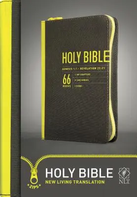 Kompaktní Bible-NLT-Zipper Closure (zavírání na zip) - Compact Bible-NLT-Zipper Closure