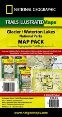 Národní parky Glacier a Waterton Lakes [Map Pack Bundle] - Glacier and Waterton Lakes National Parks [Map Pack Bundle]