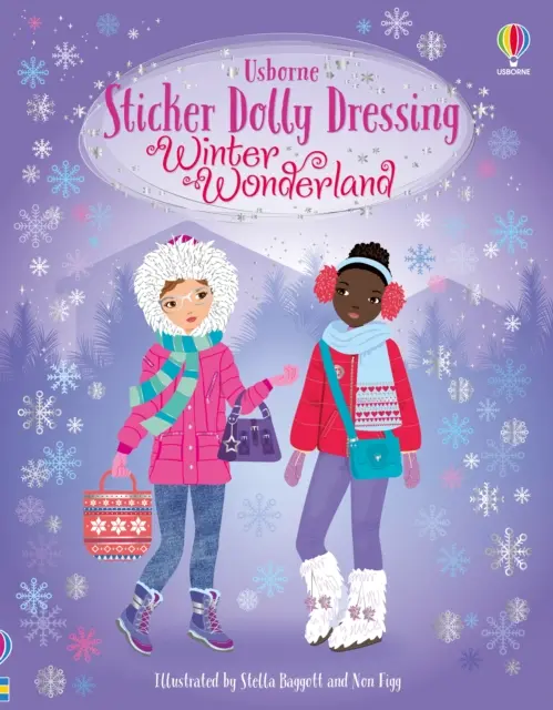Samolepka Dolly Oblékání Zimní říše divů - Sticker Dolly Dressing Winter Wonderland