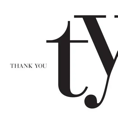 Děkuji vám - Thank You