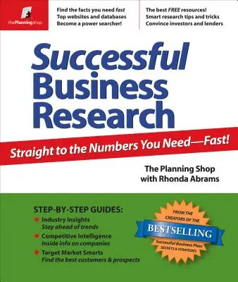 Úspěšný obchodní výzkum: Přímo k číslům, která potřebujete - rychle! - Successful Business Research: Straight to the Numbers You Need - Fast!
