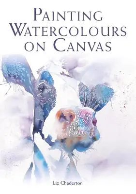 Malování akvarelem na plátno - Painting Watercolours on Canvas