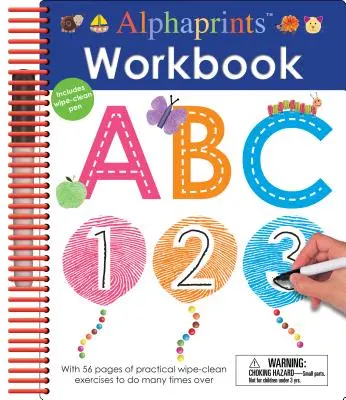 Alphaprints: Stírací sešit ABC - Alphaprints: Wipe Clean Workbook ABC