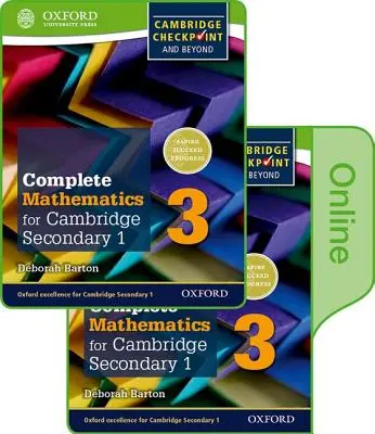 Complete Mathematics for Cambridge Lower Secondary Book 3: Print and Online Student Book (Úplná matematika pro nižší střední školy Cambridge) - Complete Mathematics for Cambridge Lower Secondary Book 3: Print and Online Student Book