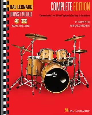 Hal Leonard Drumset Method - Complete Edition: Knihy 1 a 2 s videem a zvukem - Hal Leonard Drumset Method - Complete Edition: Books 1 & 2 with Video and Audio
